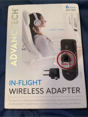 Advanctech In-Flight Wireless Adapter — Black